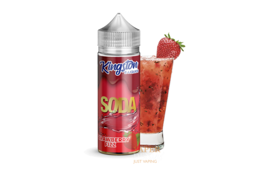 Líquido Soda Strawberry Fizz 100ml - Kingston E-liquids