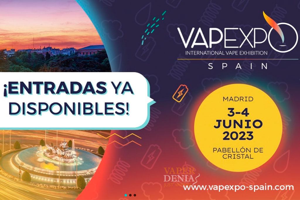 ENTRADA VAPEXPO MADRID 2023 - 1 DÍA - VaperDenia