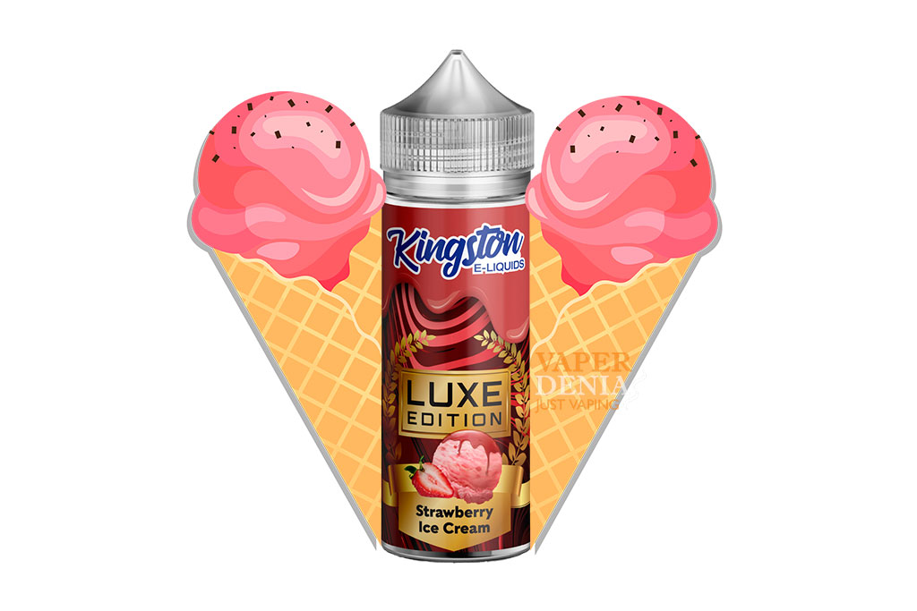 Strawberry Ice Cream 100ml - Kingston E-liquids