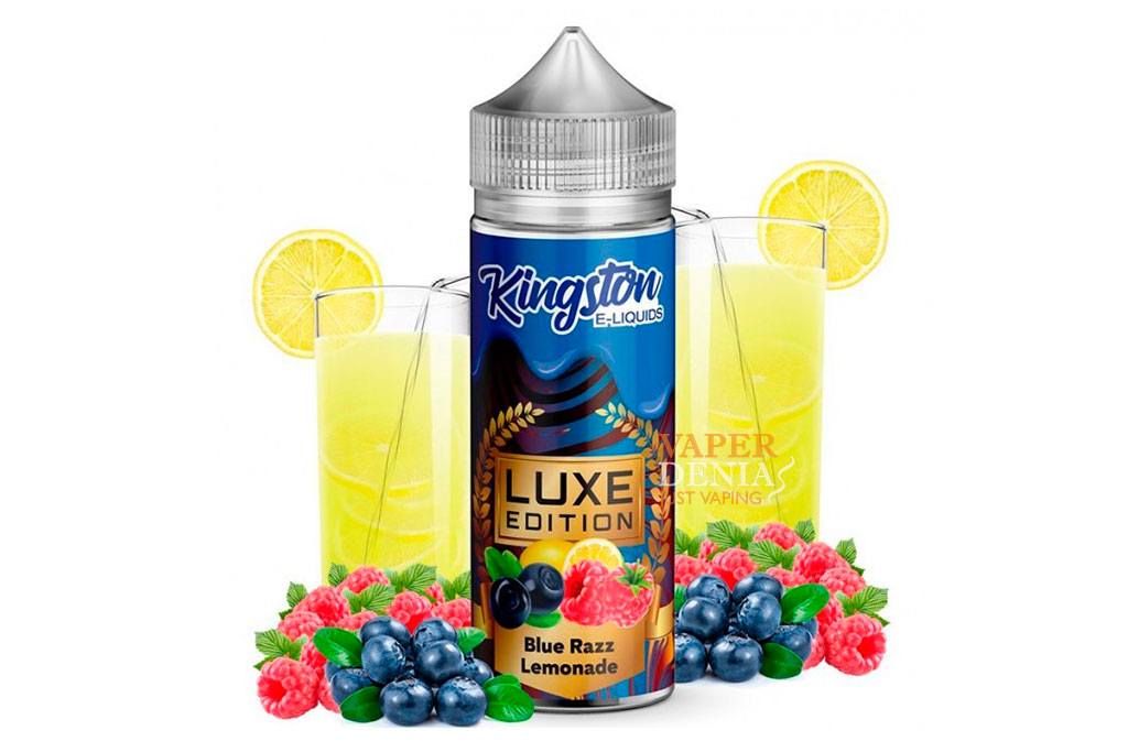 Blue Razz Lemonade 100ml - Kingston E-liquids