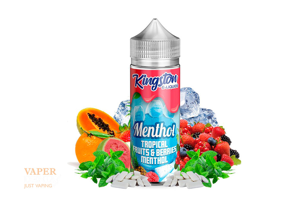 Tropical Fruits & Berries Menthol de Kingston E-liquids