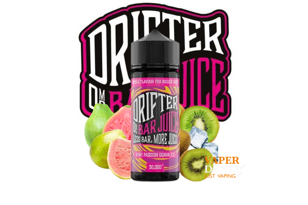 Drifter Bar Kiwi Passion Guava Ice 24ml (Longfill) - Juice Sauz