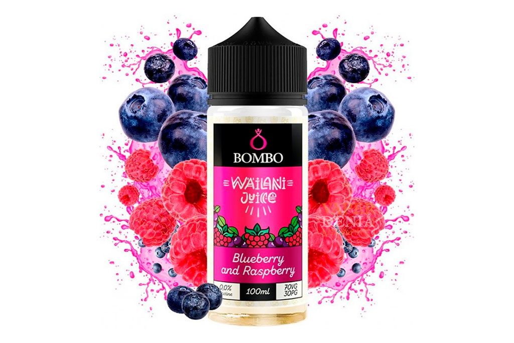 Blueberry and Raspberry 100ml - Wailani Juice by Bombo