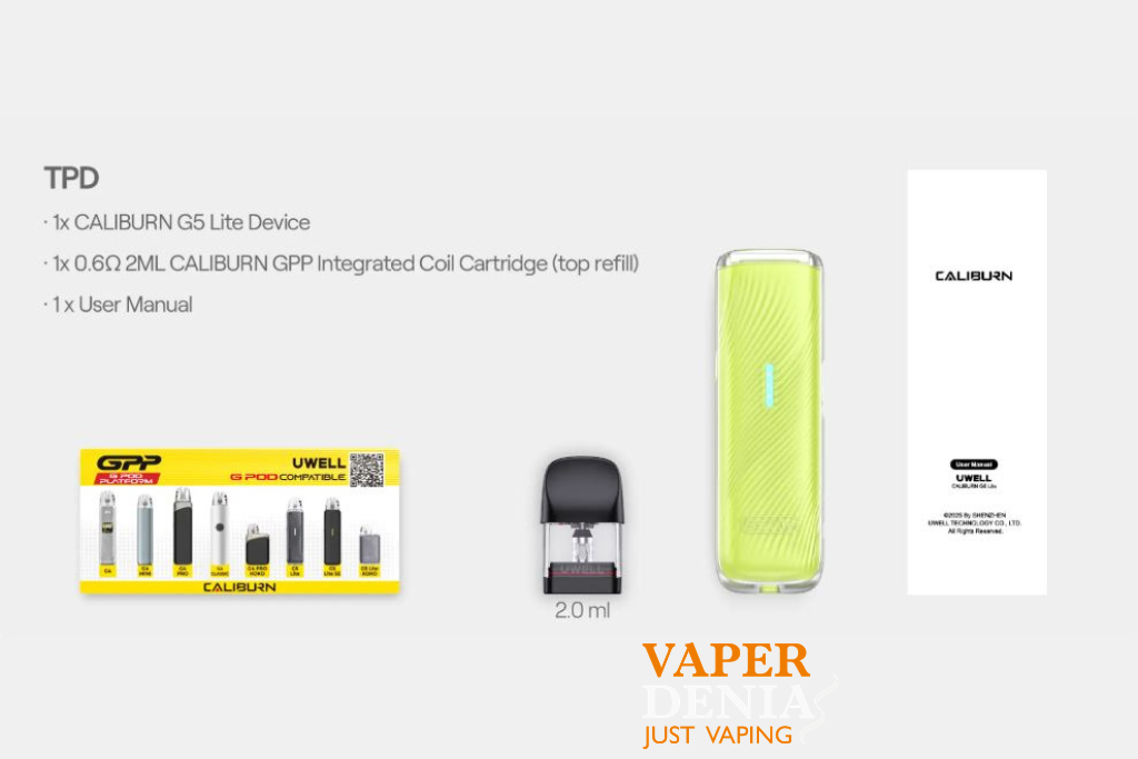 Pod Caliburn G5 Lite 1600mAh – Uwell
