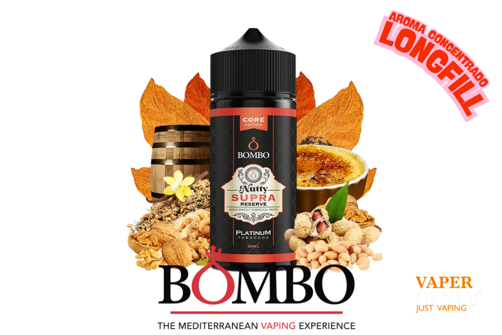 Core Edition - Aroma Nutty Supra Reserve 20ml/120ml (Longfill) – Platinum Tobaccos by Bombo