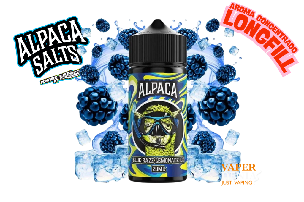 Aroma Blue Razz Lemonade 20ml Longfill Alpaca 120ml