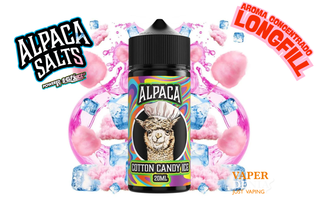 Aroma Cotton Candy Ice 20ml Longfill Alpaca 120ml