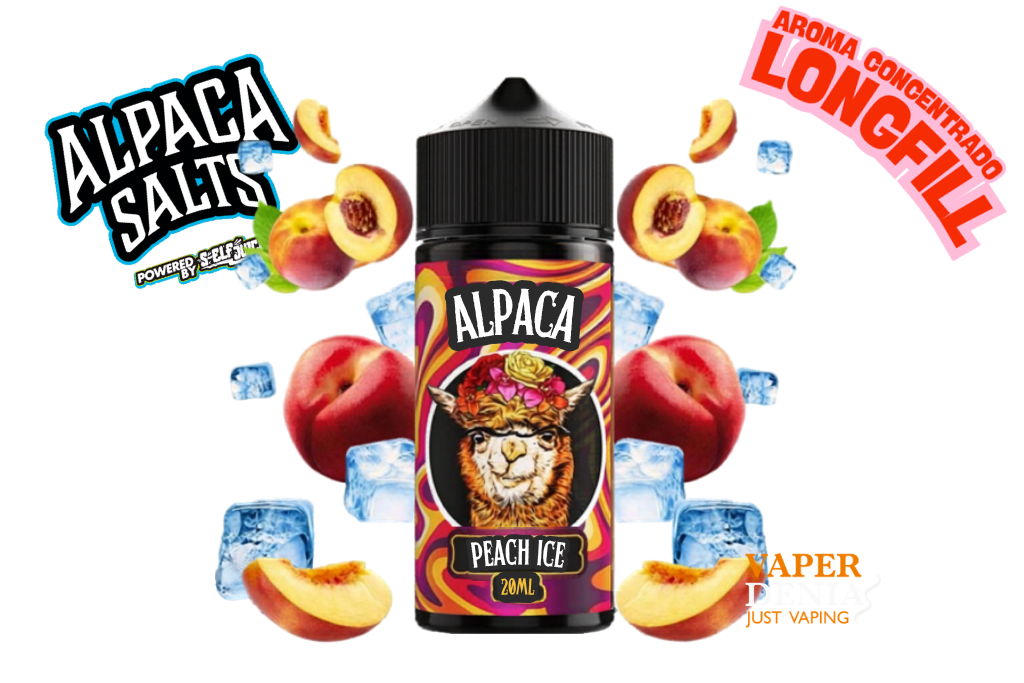 Aroma Peach Ice 20ml Longfill Alpaca 120ml