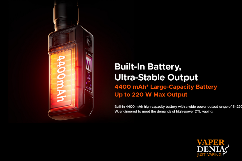 Voopoo Drag 6 Mod 4400mAh 220W | Mod Electrónico Potente con Chip GENE TT - Imagen 7