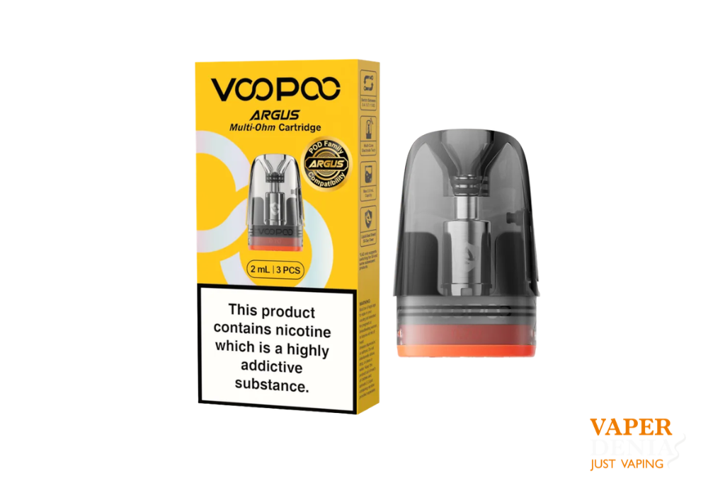 Pod Argus Multi-Ohm 2ml Voopoo | Cartucho Recargable para Argus G4 y G4 Mini