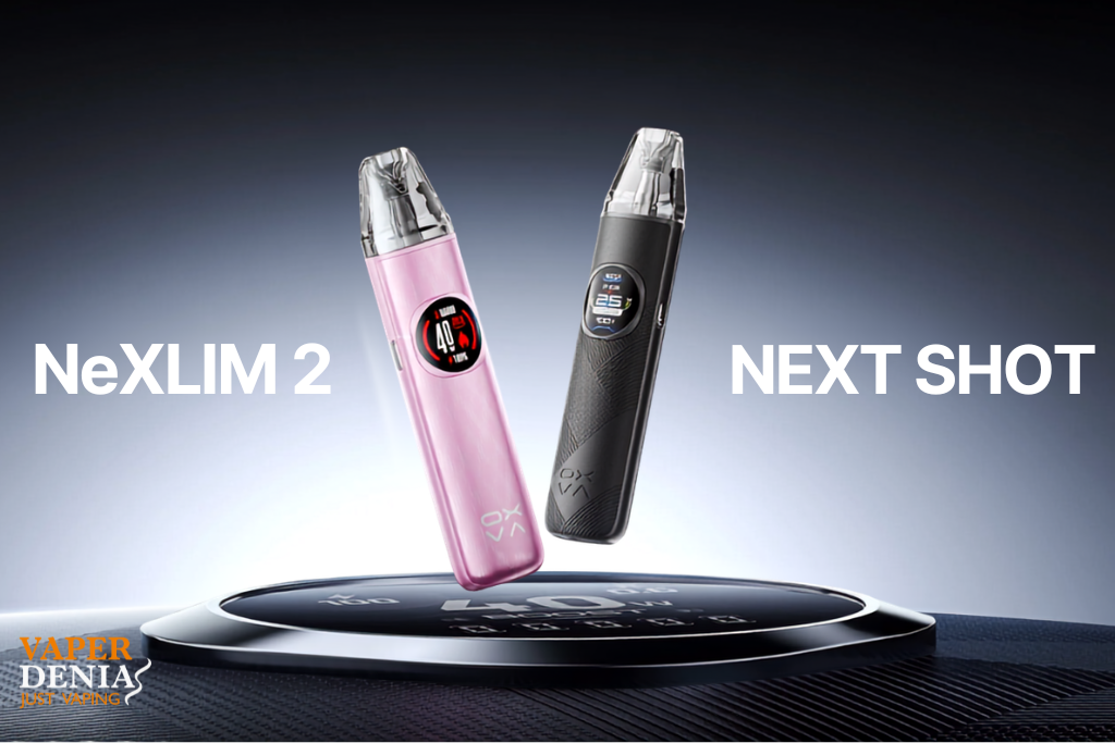 Descubre el Oxva Nexlim 2 con batería de 2000mAh, hasta 40W, carga 3A, pantalla a color, modos BOOST y ECO y cartuchos UNITECH 3.0 de 2ml
